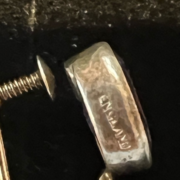 Silver and Lavender Earrings - Picture 3 of 5